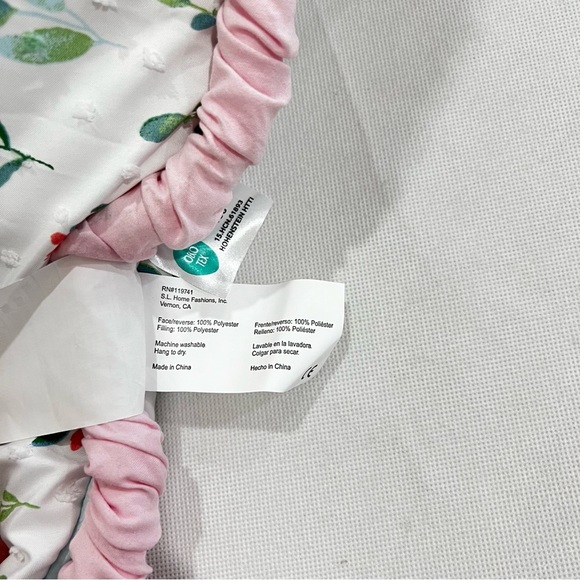 Meadow Dreams Baby Playmat with Border Round White/Pink Amelia Floral 36" X 36" - Picture 10 of 10